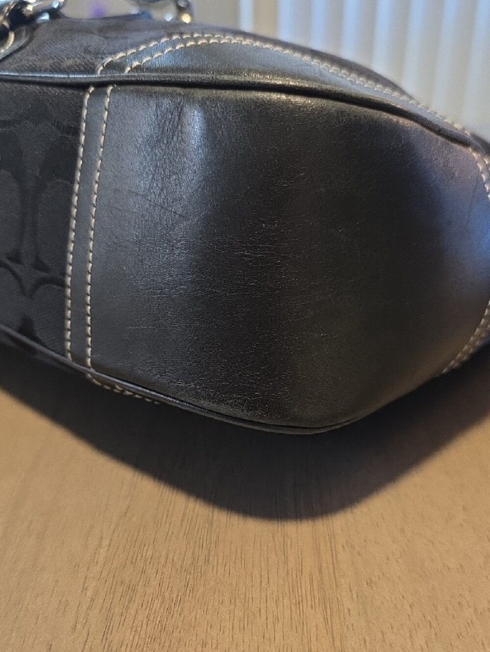 Coach Hamilton Signature Canvas Hobo Shoulder Bag - Picture 7 of 10